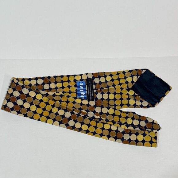 Digities Philadelphia Museum of Art Dotted Silk Necktie Multi Vintage - Picture 4 of 13